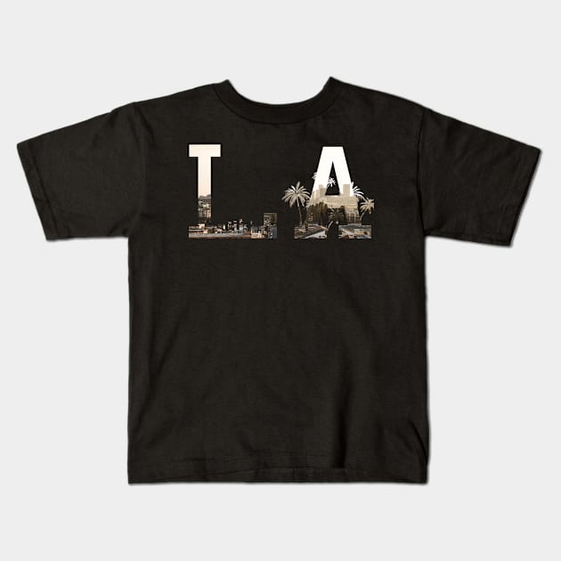 Los Angeles California Love! Kids T-Shirt by InTrendSick